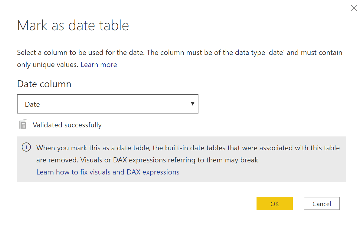 The Importance of a Date Table in your Data Model