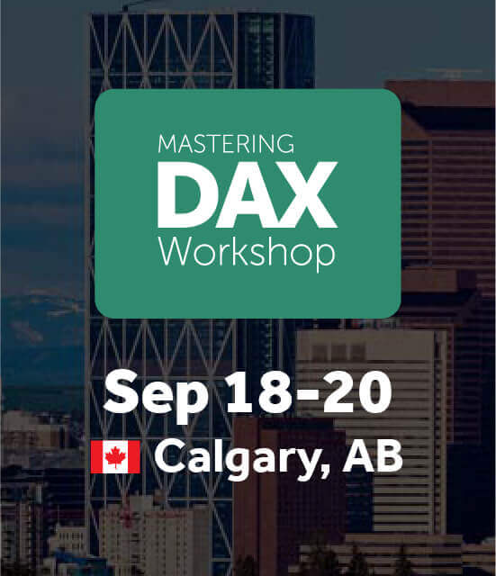 Mastering DAX Calgary